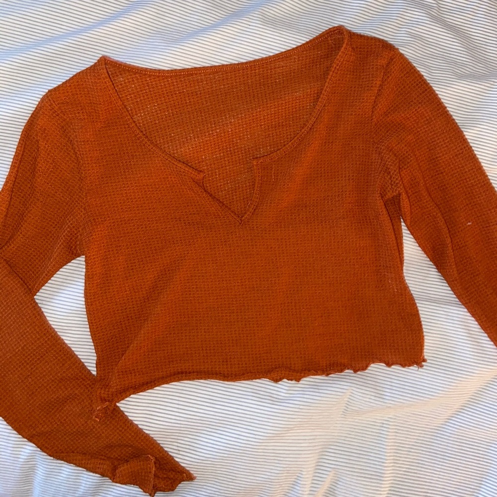 Long Sleeve Crop Top